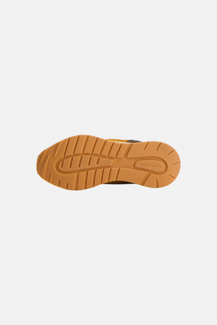 Bruine sportschoenzool van ACCESSORIES BY JACK & JONES, geribbeld patroon.