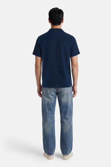 Hemd met korte mouwen - blauw