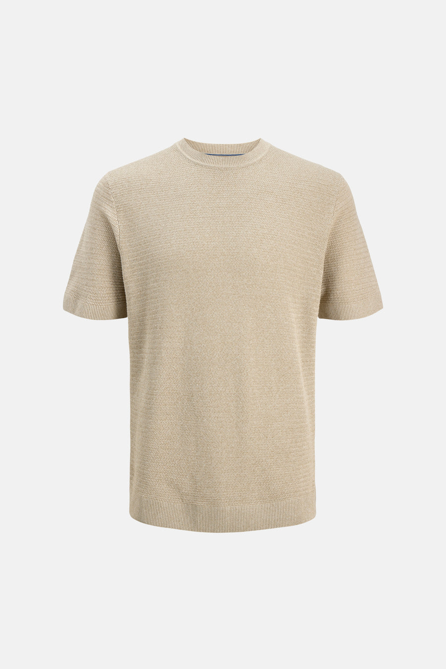 Pull à col rond - beige