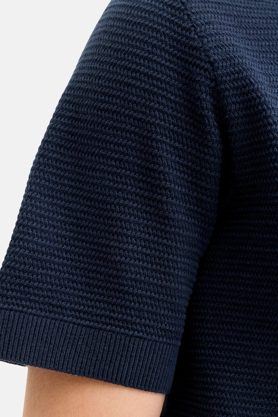 Pull à col rond - bleu