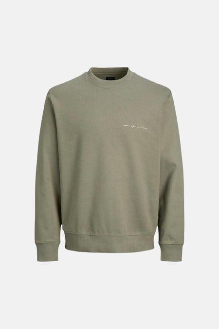 Sweat col O - olive