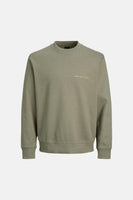 Sweat col O - olive