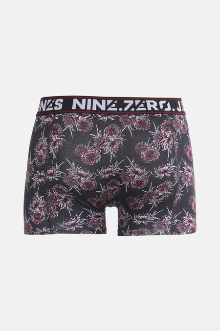 Boxer multicolore par ACCESSORIES BY JACK & JONES avec motif floral rouge et blanc.