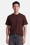 T-shirt met korte mouwen - bruin