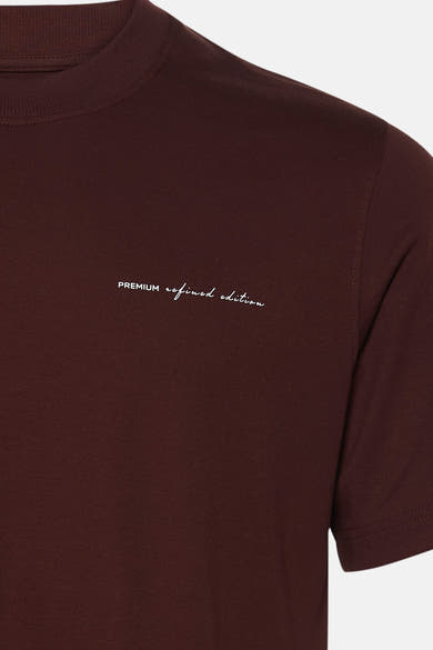 T-shirt met korte mouwen - bruin