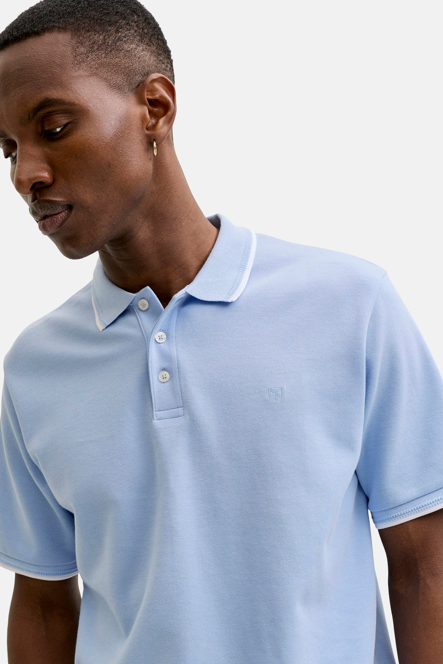 Polo à manches courtes - bleu