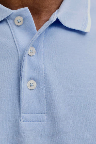 Polo à manches courtes - bleu