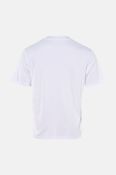 T-shirt blanc à manches courtes de JACK & JONES, vue arrière, sur fond neutre.
