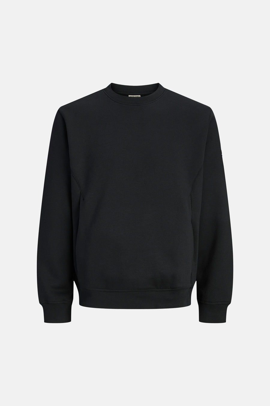 Effenchemise zwart van JACK & JONES, klassiek model met ronde hals