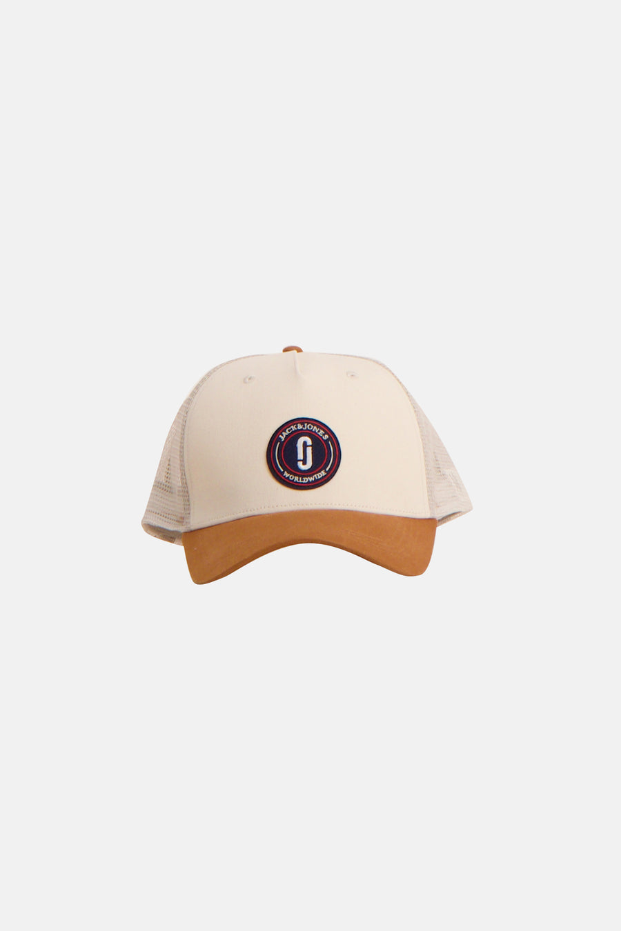 Casquette multicolore par ACCESSORIES BY JACK & JONES avec motif appliqué rond.