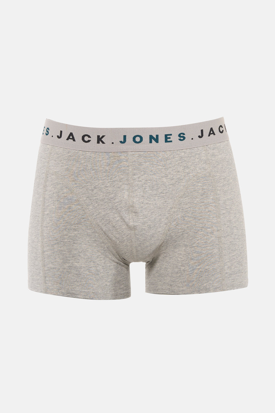 Grijze boxer van jersey van ACCESSORIES BY JACK & JONES, met elastische tailleband met logo.