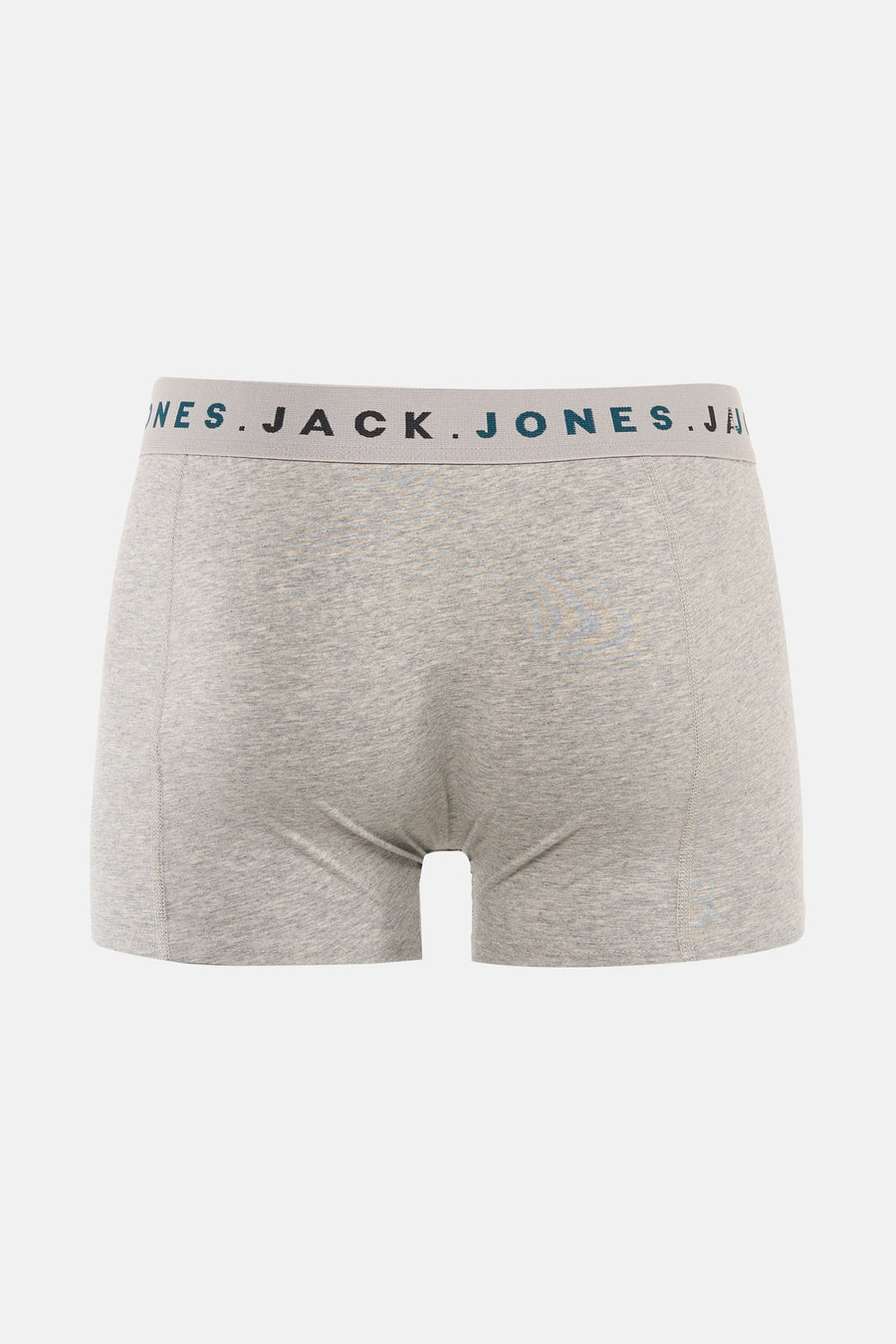 Boxer gris en jersey de ACCESSORIES BY JACK & JONES, avec ceinture élastique logotypée.
