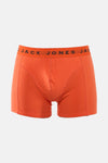Oranje boxer van mesh van ACCESSORIES BY JACK & JONES, met een elastische tailleband met logo.