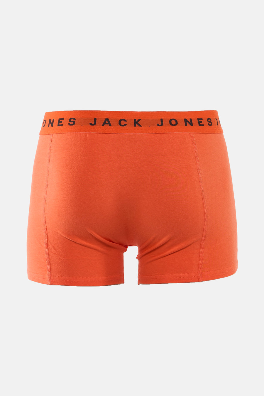 Boxer orange en maille de ACCESSORIES BY JACK & JONES, avec une ceinture élastique logotypée.