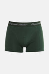 Groene boxer van ACCESSORIES BY JACK & JONES, met een elastische tailleband met logo.