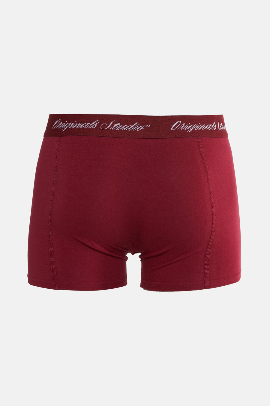 Boxer rouge par ACCESSORIES BY JACK & JONES, avec logo de la marque sur la ceinture élastique.