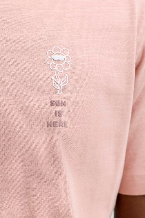 T-shirt met korte mouwen - roze