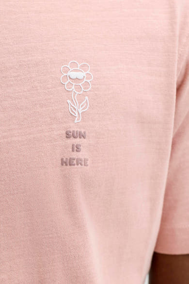 T-shirt met korte mouwen - roze