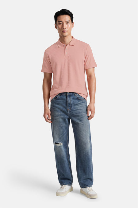 Polo met korte mouwen - roze
