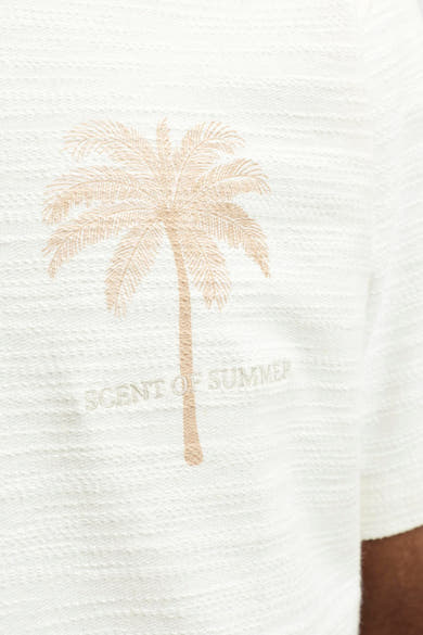 T-shirt met korte mouwen - wit