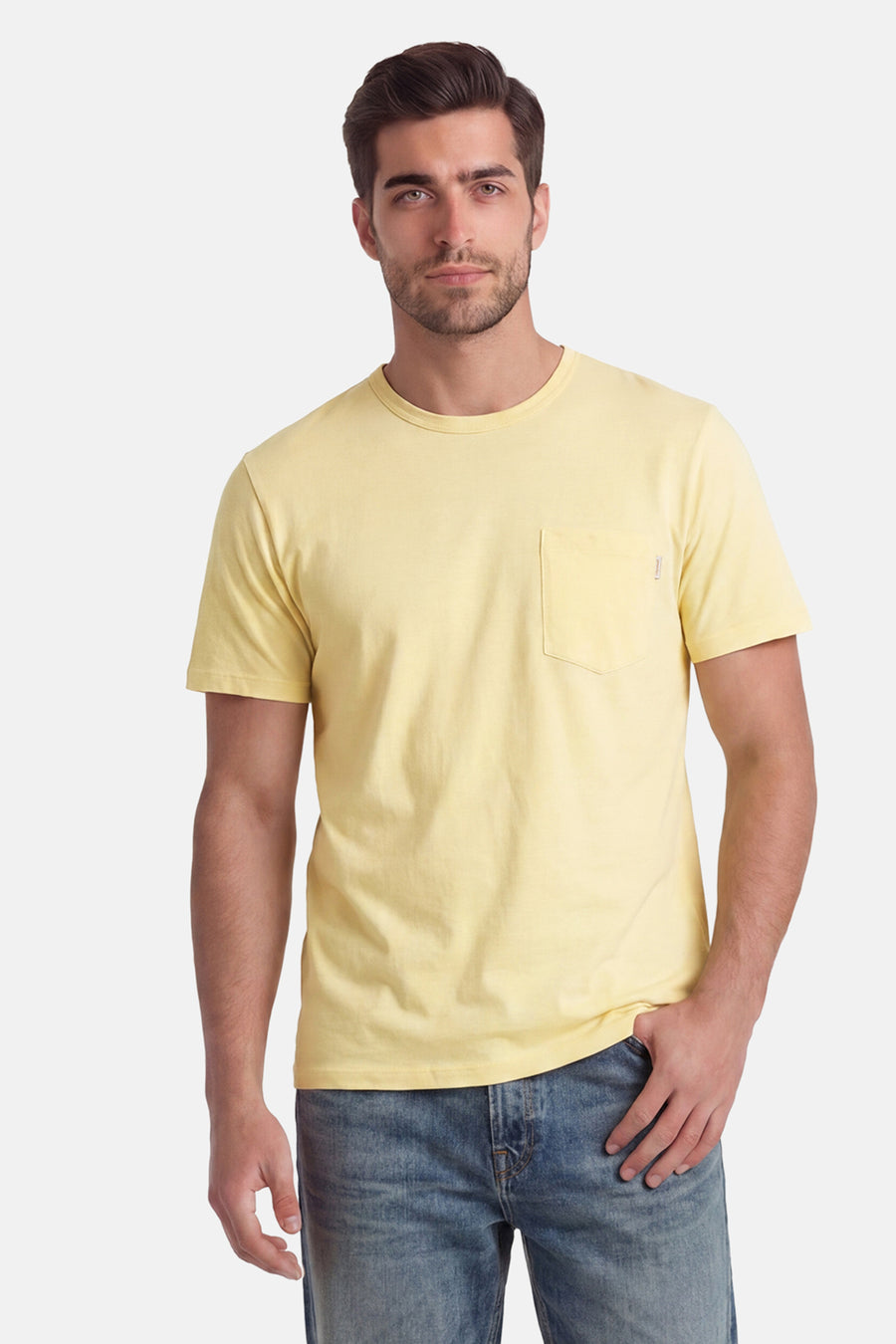 T-shirt met korte mouwen - geel