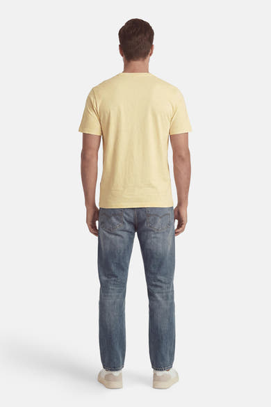 T-shirt met korte mouwen - geel