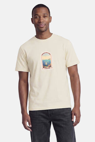 T-shirt met korte mouwen - Geel
