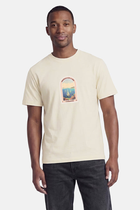 T-shirt met korte mouwen - Geel