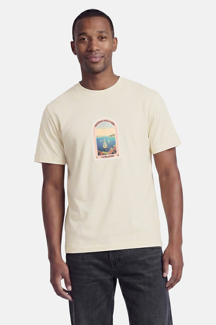 T-shirt met korte mouwen - Geel