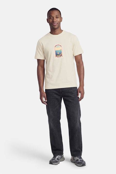 T-shirt met korte mouwen - Geel