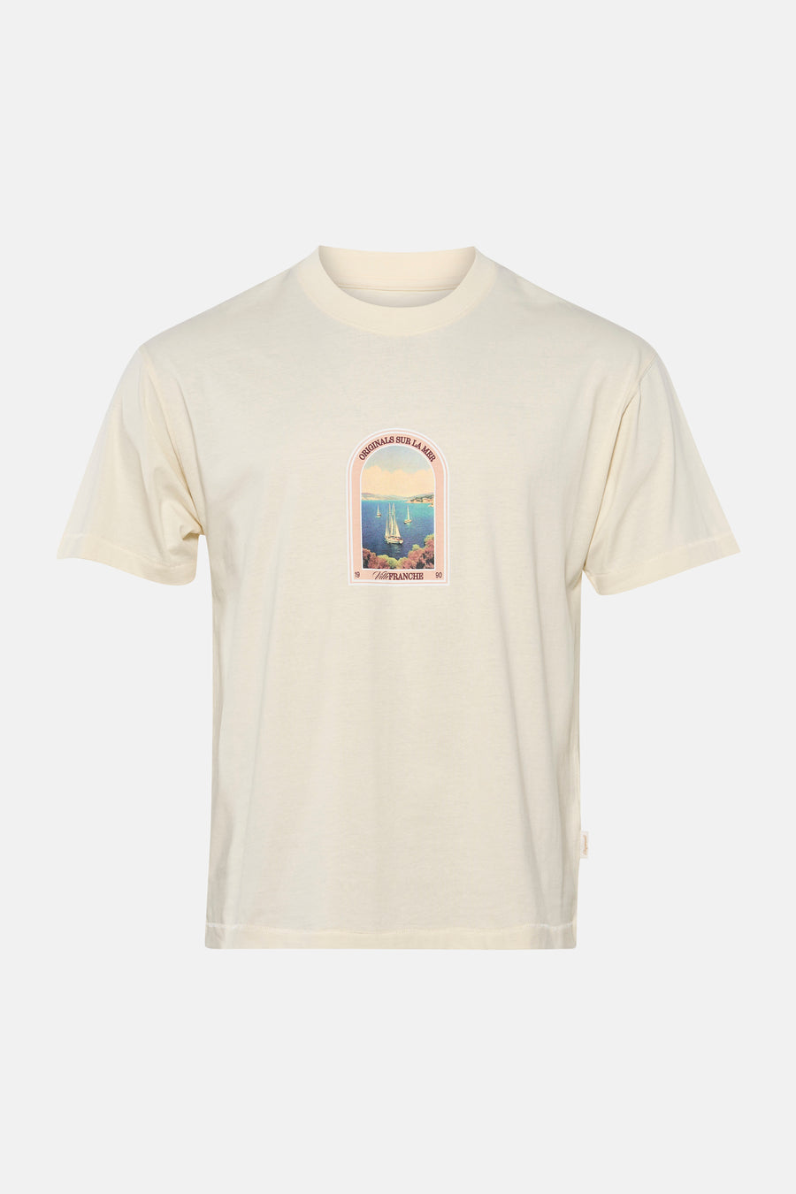 T-shirt met korte mouwen - Geel