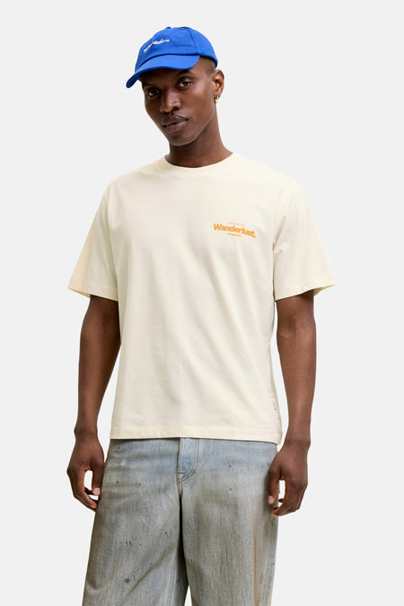 T-shirt (korte mouwen) beige - ORIGINALS BY JACK & JONES