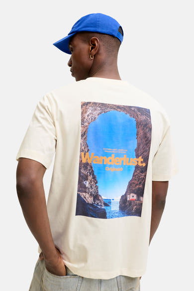 T-shirt (manches courtes) beige - ORIGINALS BY JACK & JONES