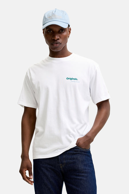 T-shirt (korte mouwen) wit - JACK & JONES