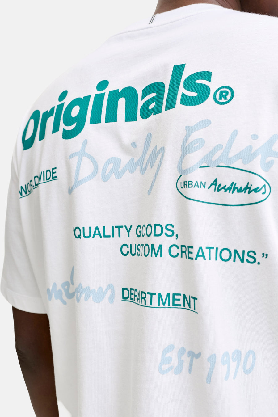 T-shirt met korte mouwen - wit