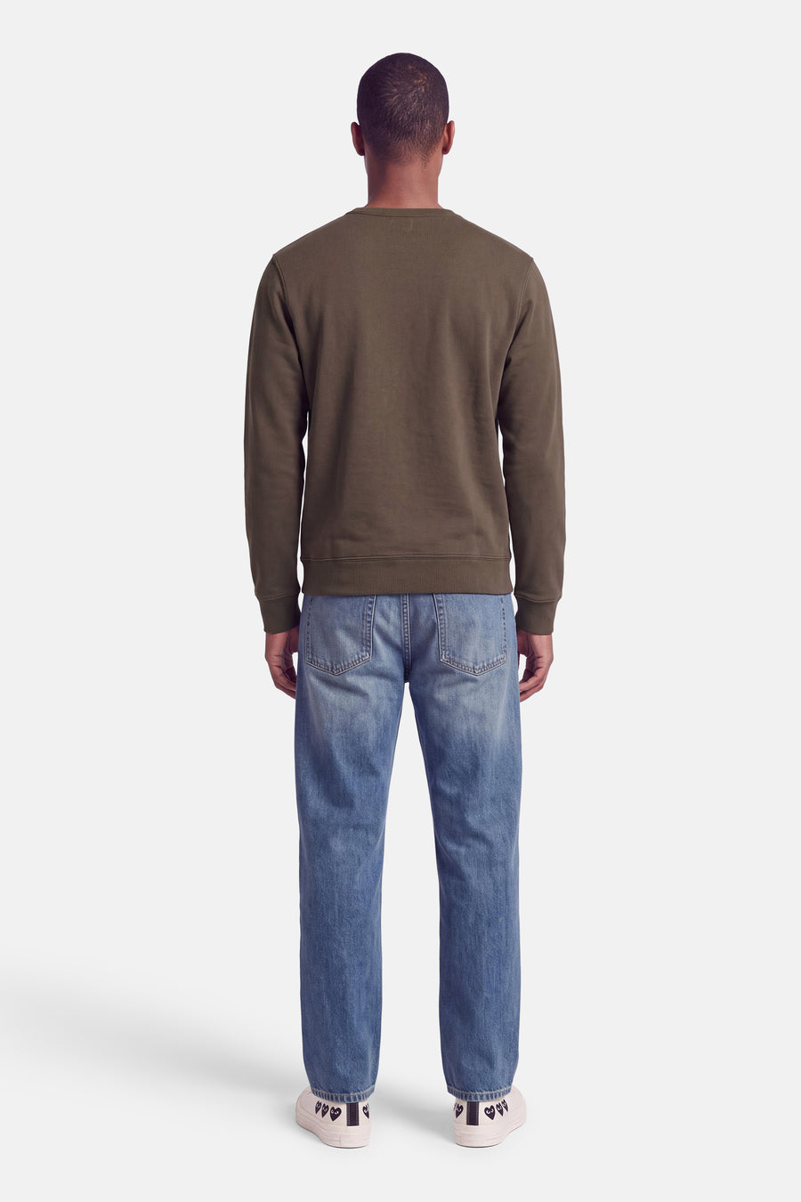 Sweat col O - Brun