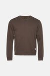 Sweat col O - Brun