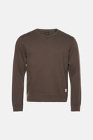 Sweat col O - Brun