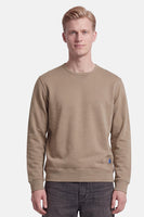 Sweat col rond taupe - ORIGINALS BY JACK & JONES