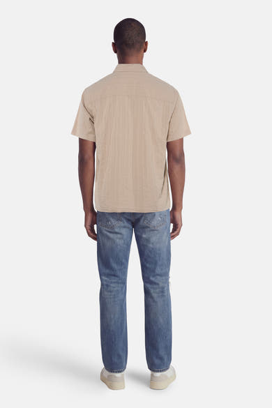 Chemise à manches courtes - gris