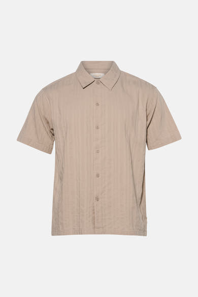 Chemise à manches courtes - gris
