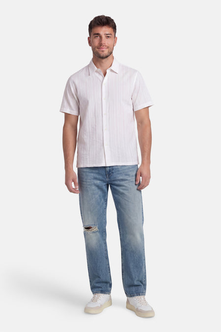 Chemise à manches courtes - blanc