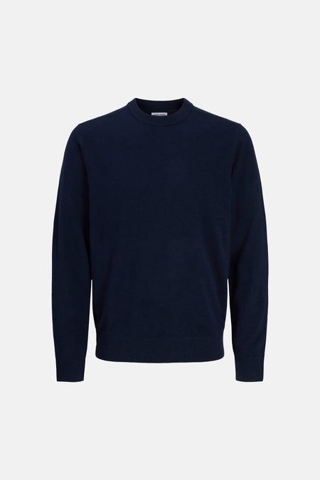 Trui met ronde hals blauw - PREMIUM by JACK & JONES