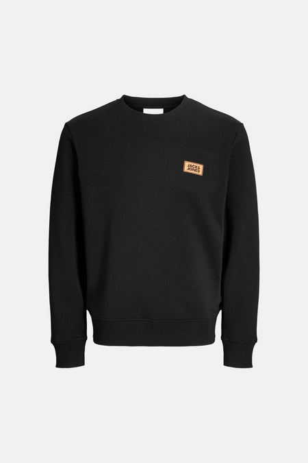 Sweat col O - noir