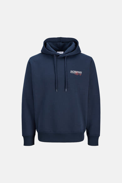 Sweat à capuche bleu - ORIGINALS BY JACK & JONES