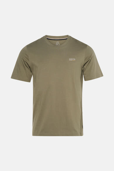 T-shirt met korte mouwen - Kaki