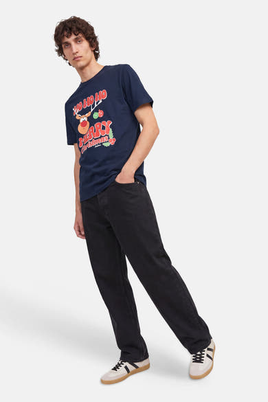 T-shirt (manches courtes) bleu - JACK & JONES