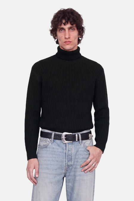Pull met rolkraag - Black