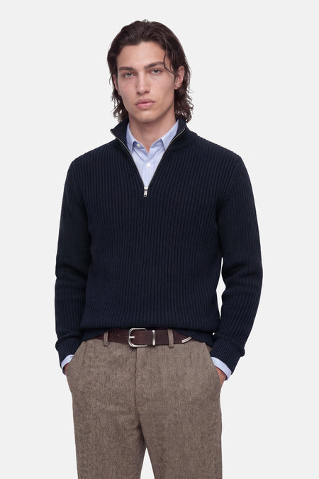 Pull met rolkraag - Navy Blazer