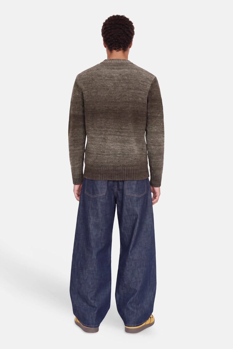Trui met ronde hals bruin - JACK & JONES
